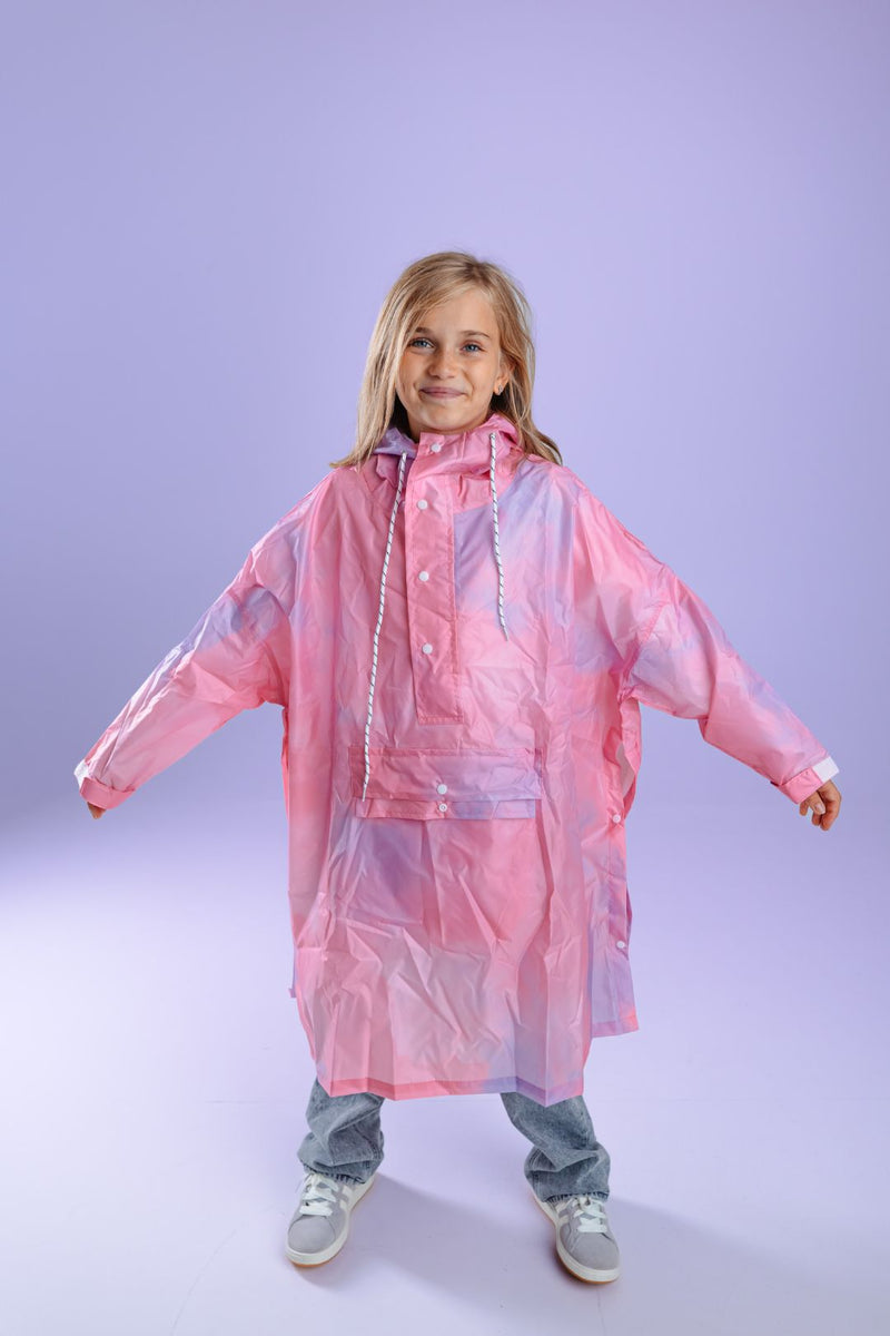 NEW! KIDS RAINCOAT, COTTON CANDY