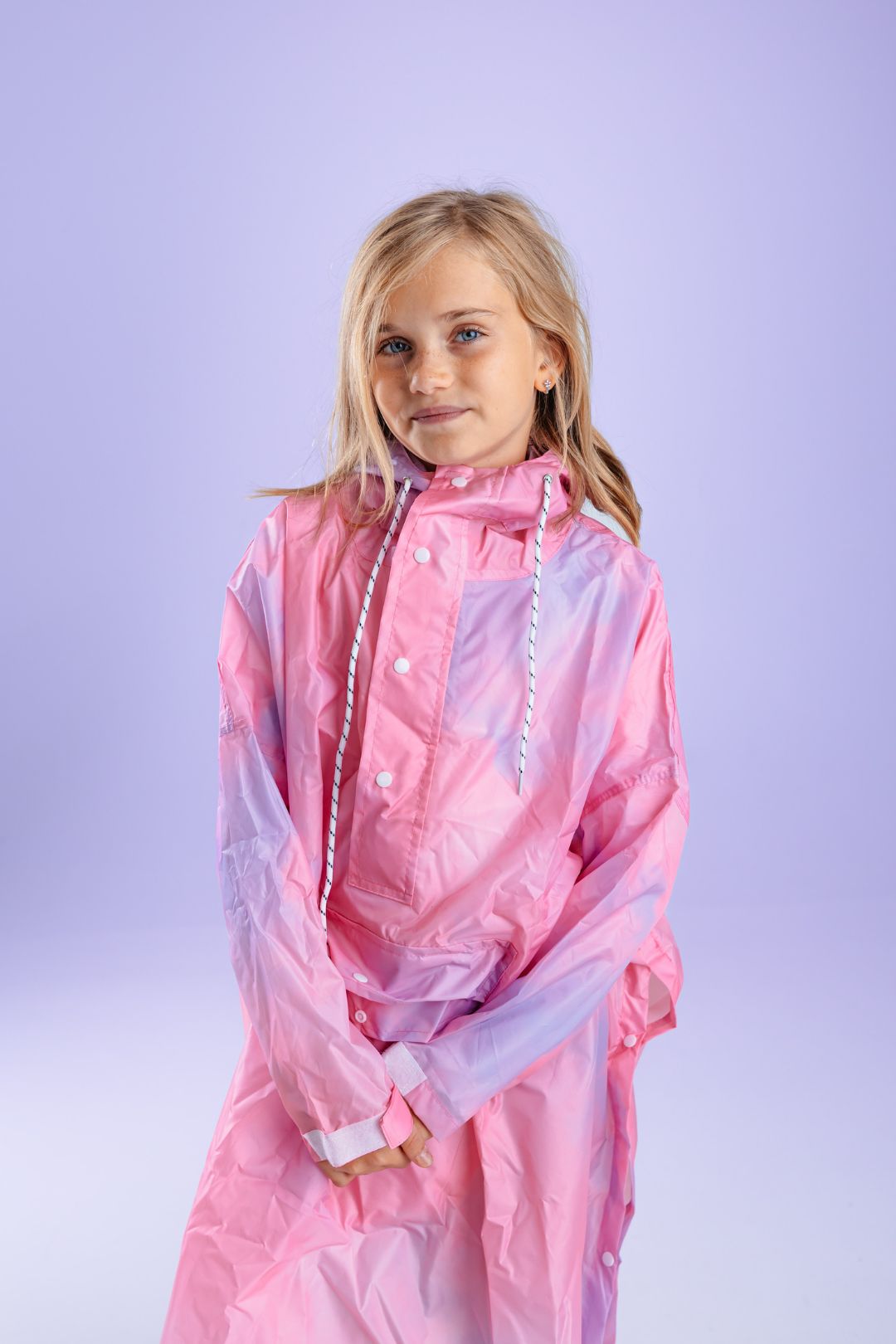 NEW! KIDS RAINCOAT, COTTON CANDY