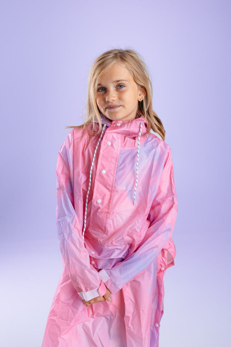 NEW! KIDS RAINCOAT, COTTON CANDY