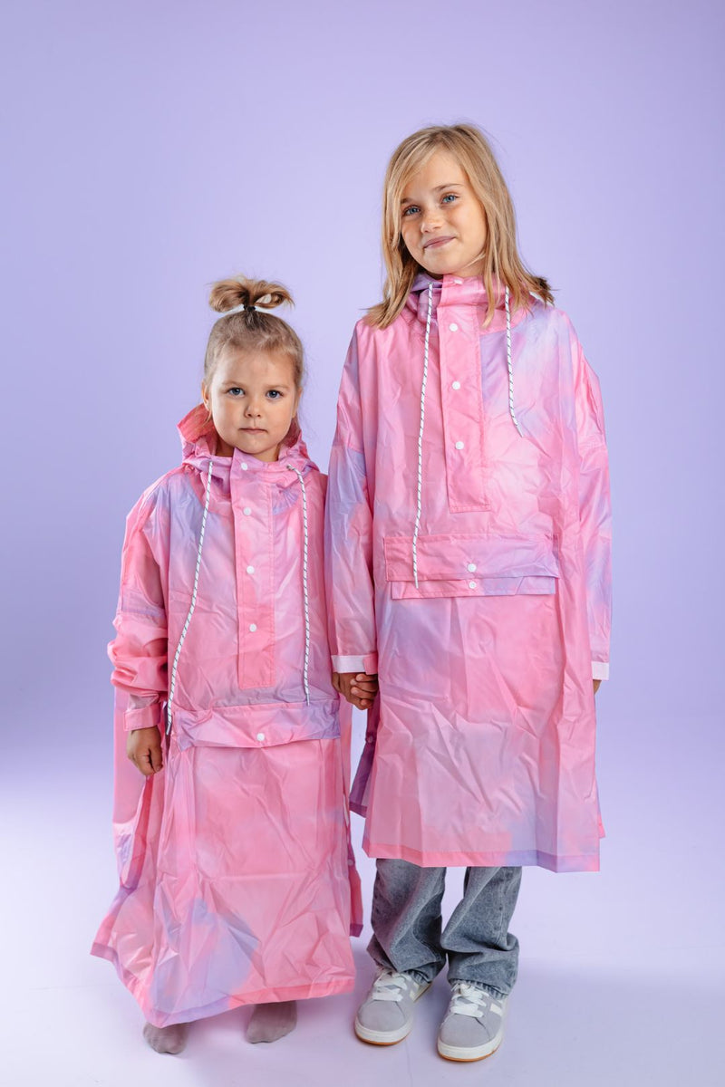 NEW! KIDS RAINCOAT, COTTON CANDY