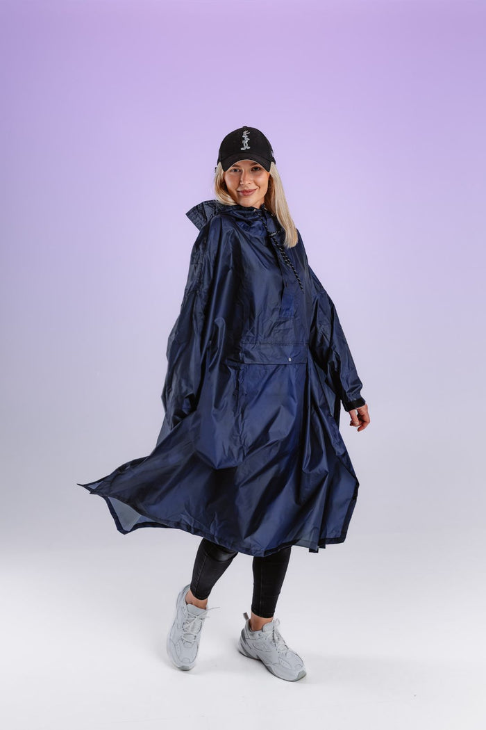 NAVY SKY RAINCOAT